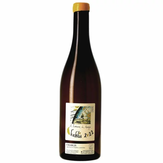 Bouteille de Chablis L’Humeur du Temps du Domaine De Moor, vin blanc de Bourgogne